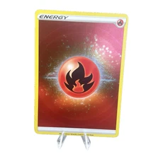 Fire Energy (2022 Unnumbered) Swsh09: Brilliant Stars Reverse Holo Pokemon TCG