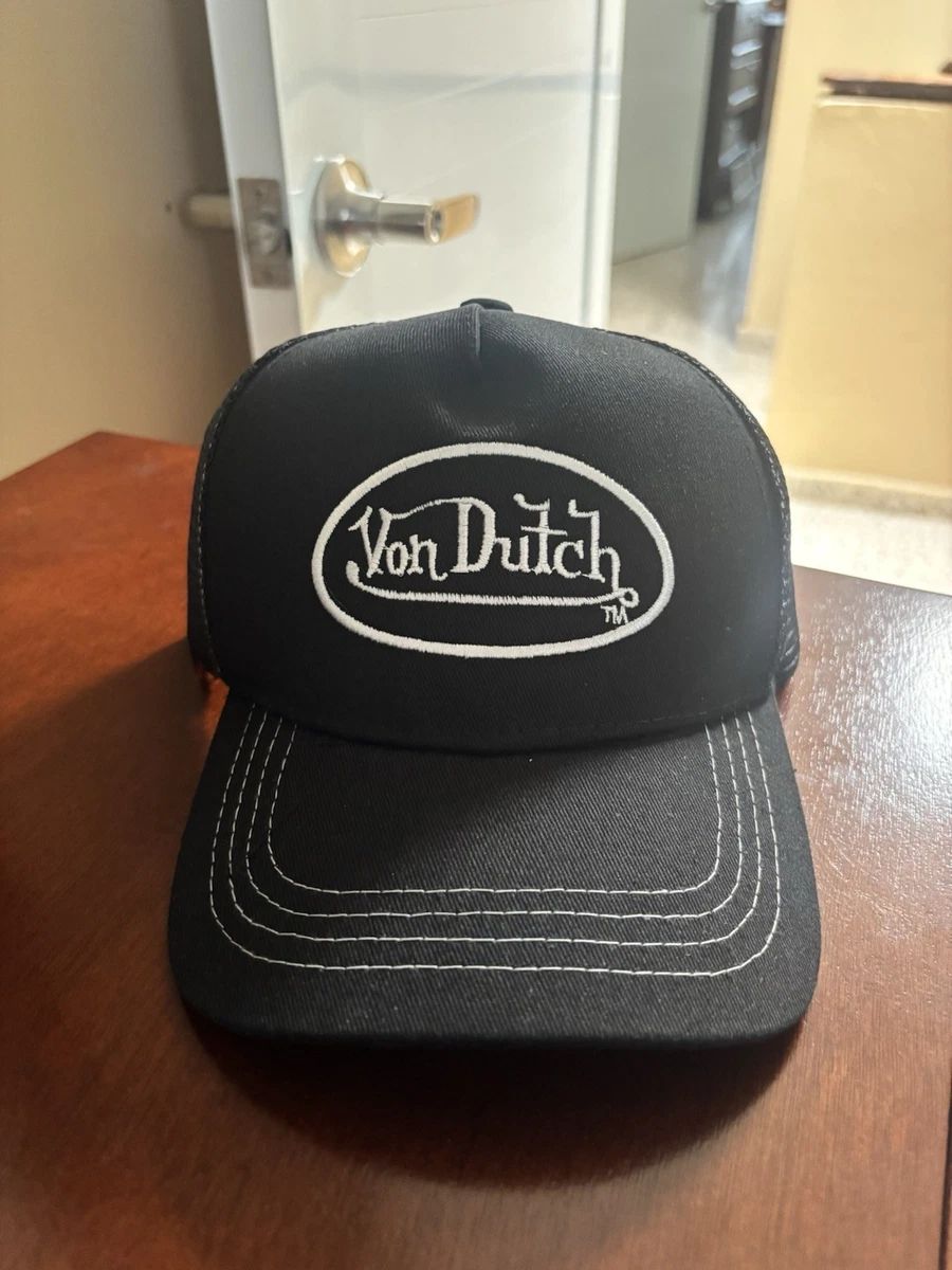 ??️Von Dutch?️ Black Iconic Trucker  Unisex Hat Black & White Classic Trucker Hat 51 | Von Dutch main image 4