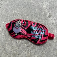 The Little Mermaid Ursula Sleep Mask Pink Black Striped