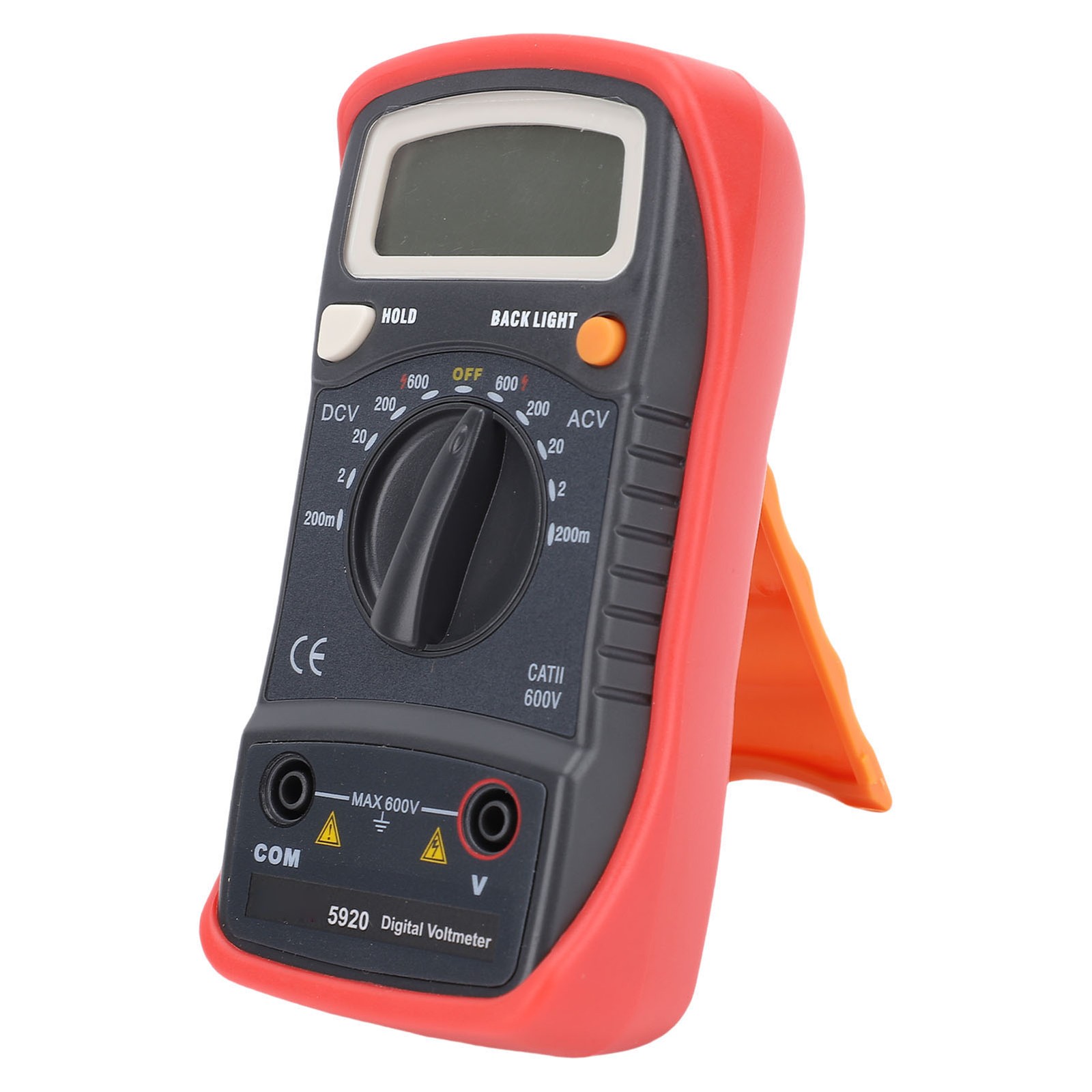Digital Multimeter Volt Meter Backlit LCD For Electrical Testing Premium