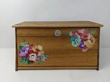 pioneer women sweet romance acacia wood bread box country cottagecore