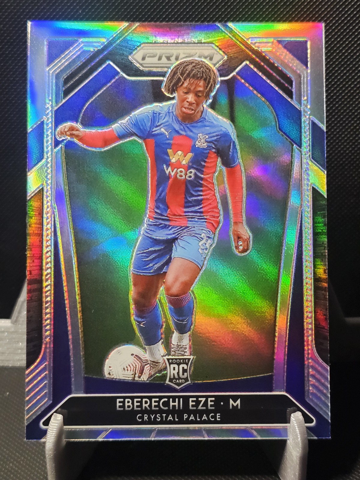 2020-21 Panini Prizm EPL Soccer Silver Eberechi Eze #63 Rookie RC