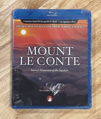 MOUNT LE CONTE: Sacred Mountain Of The Smokies (Blu-ray/DVD) NEW SEALED RARE HTF