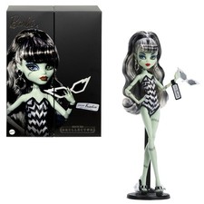 Monster High x Barbie Frankie Stein Skullector Doll With Swimsuit And Dress New