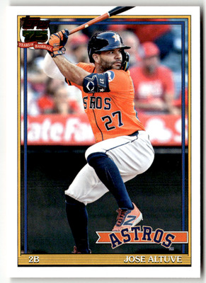 2026  Topps  MLB 75 Years  No. T91-7  Jose Altuve