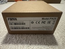 Fanvil PA2S SIP Paging Gateway IP Intercom PoE VoIP Audio Broadcast NEW