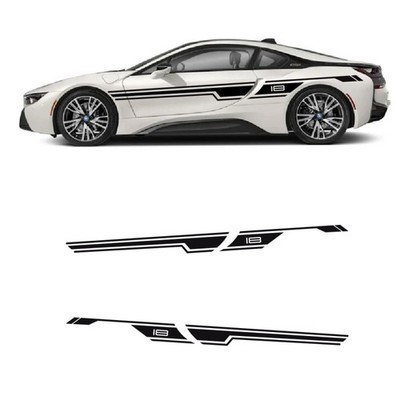 Pegatinas franja lateral líneas compatible con BMW i8