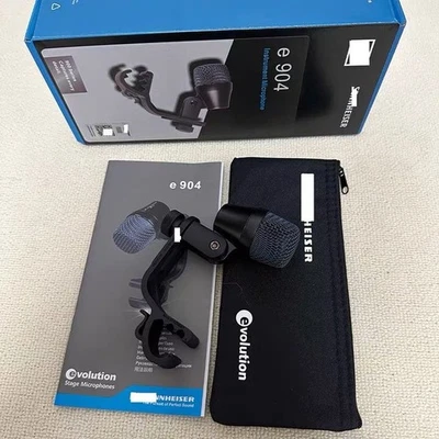 AS SHOW Micrófono dinámico de batería cardioide Sennheiser e 904 con cable que proporciona un sonido potente