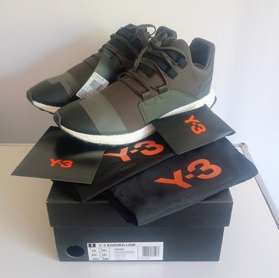 Y-3 ''KOZOKO LOW'' Sneakers CG3161 Yohji Yamamoto GR. 45 1/3 (UK 10) NEU OVP BNIB