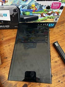 Nintendo Wii U Mario & Luigi Deluxe Set Black Console - Complete - Authentic