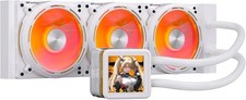 darkFlash DE360 All-in-one Liquid CPU Cooler, 2.88” LCD Screen AIO Cooler 360mm