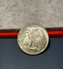 (#103013)  Walking Liberty Half Dollar:  1942.  bu   toning!   (see video!) — photo 2