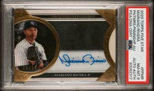 2020 Topps Five Star Mariano Rivera Pentamerrous Penmanship Auto /15 PSA 8