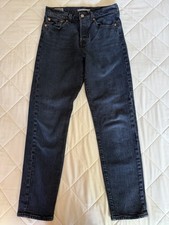 Levi  s Black Denim Wedgie Red Tab Jeans Size 26