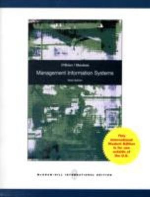 Management Information Systems Hardcover Gregory, Marakas O'Brien
