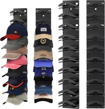 2 Pack Hat Organizer for Baseball Caps, Hat Rack for Wall with Strong Adhesive H