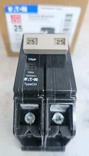 Eaton Type CHF CHF225 25 AMP 2 Pole Circuit Breaker