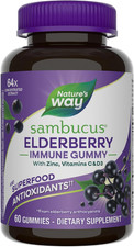 Nature  S Way Sambucus Elderberry Immune Gummies, Daily Immune Support for Kids a