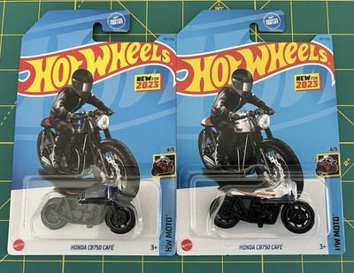 LOT OF 2 - 2023 HOT WHEELS HONDA CB750 CAFE HW MOTO 4/5 COLOR VARIANTS NEW 2023