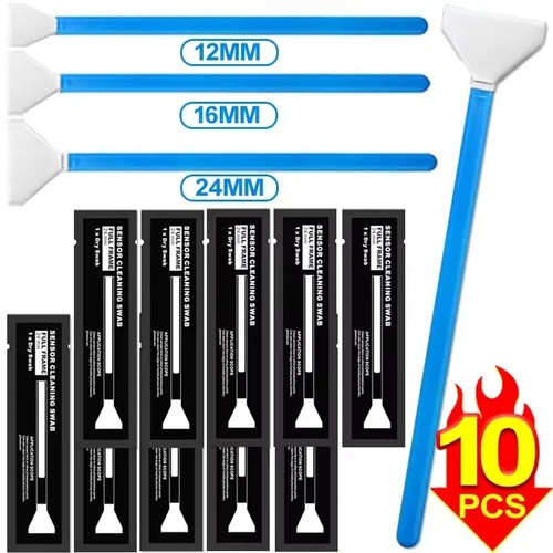 10x Cleaning Kit Sensor Cleaner Swab Ultra for Digital Camera CCD Or CMOS Sensor