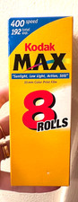 Unopened Kodak MAX Versatility 400 35mm Film 8 Rolls Exp 1/06