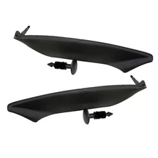 Windshield Wiper Cowl Rubber End Piece Strip Kits Black Plastic