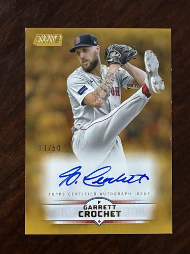 Garrett Crochet [Gold] #SCBA-GCR 2025 Topps Stadium Club Autograph card