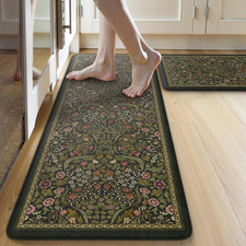 Kitchen Mats for Floor, Kitchen Rugs Sets of 2 Non Slip Washable