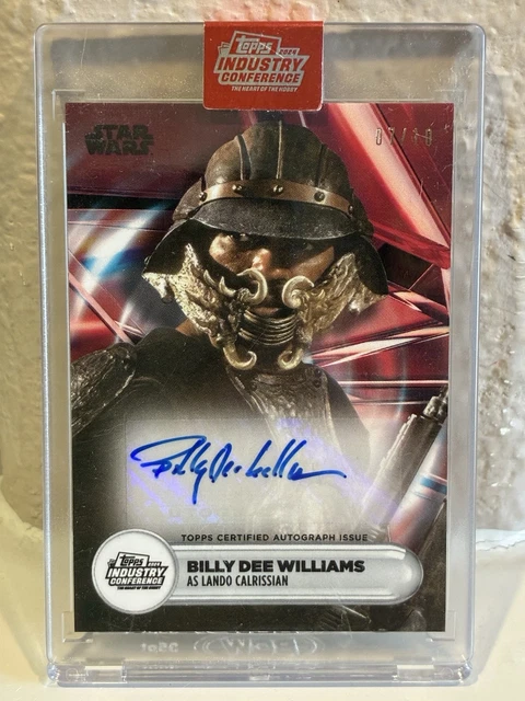 2024 Topps Industry Conference Billy Dee Williams Lando Calrissian Autogramm 7/10
