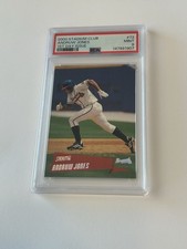 2000 STADIUM CLUB #72 ANDRUW JONES BRAVES HOF - FIRST DAY ISSUE /150 - PSA 9