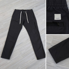 Vuori Ripstop Pant Black Drawstring Waist Taper Men's M Outdoor Travel Climber