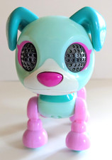 2016 Spin Master Zoomer Zupps Posy Turquoise and Pink Works