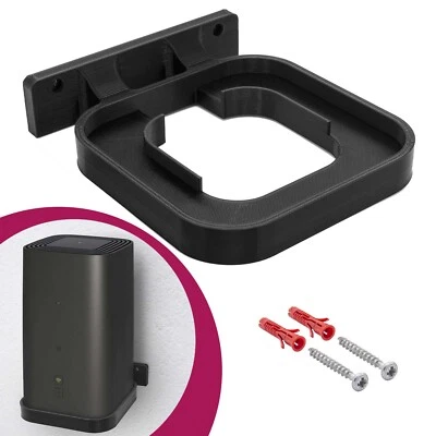 MOBILEFOX Wand Halterung Router Halter Schwarz passend für Telekom Speedport Pro