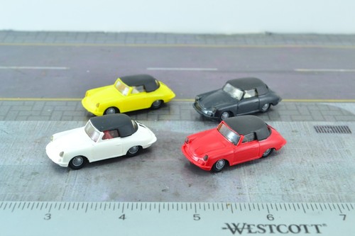 Praline 4X Porsche 356 Cars 1:87 Scale HO (HO6389) - Picture 2 of 2