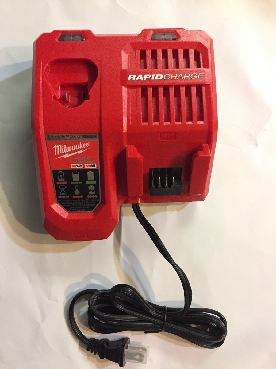 Milwaukee Genuine 48-59-1808 M18 M12 volt Lithium Rapid Charger