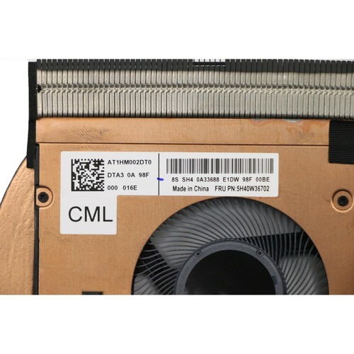 5H40W36702 New CPU Heatsink w/Fan UMA For ThinkPad T14 20S0 20S1 T490 20RY 20RX - Picture 3 of 3