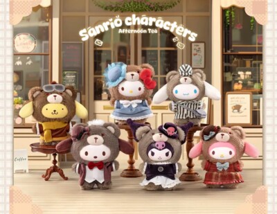 Top Toy  Sanrio Characters Afternoon Tea Plush Toy Whole Set /6 Blind Dolls