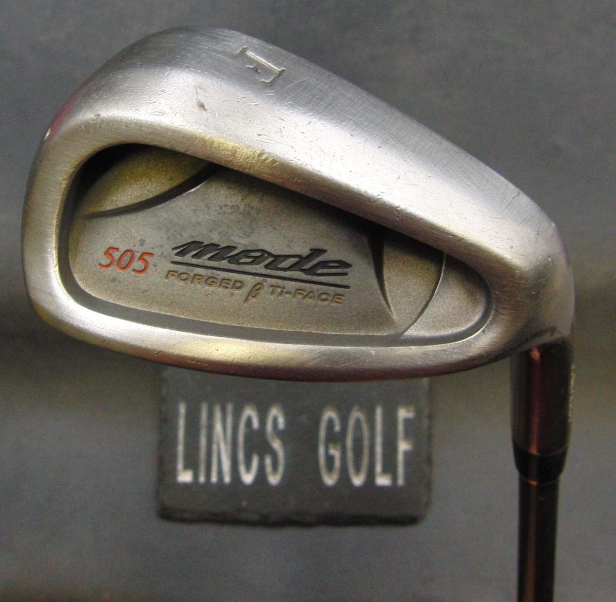 Mizuno Mode 505 Forged Ti-Face Gap Wedge Regular Graphite Shaft Golf Pride Grip Mizuno Mode 505 Forged Ti-Face Gap Wedge Regular Graphite Shaft Golf Pride Grip