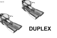 BASTUCK Sportauspuff Opel Astra G Bj 98-04 Stufenheck Coupe Cabrio re li je 2x76