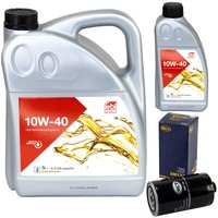 MotoröL Set Febi SAE 10W-40 6 Liter + ÖLfilter SM 122 FüR VW Transporter