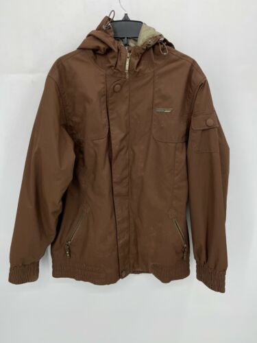 Sims Jacket Womens XL Brown Hooded Snowboarding Sk