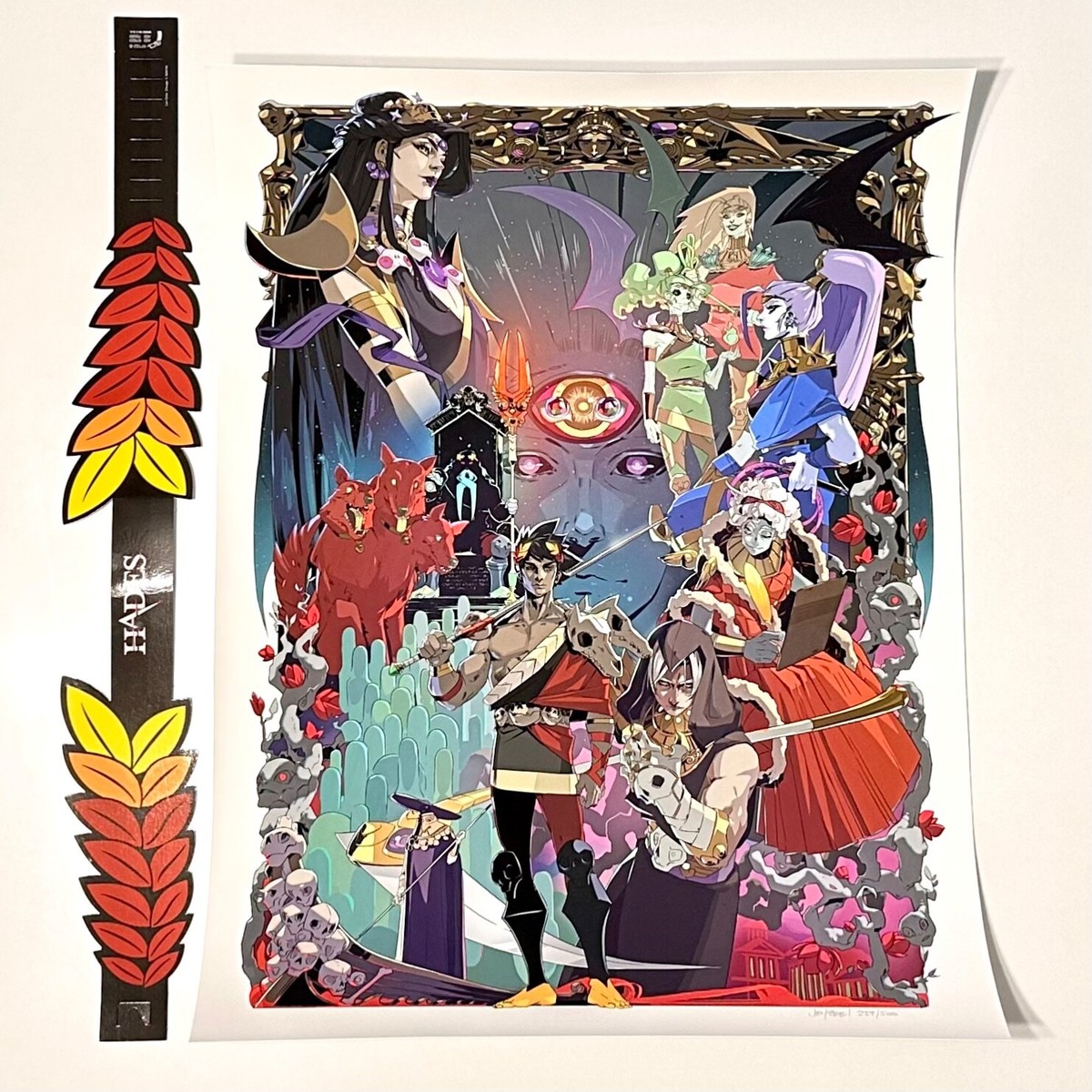 Hades Chthonic Gods Giclee Art Print Poster Limited Edition SIGNED