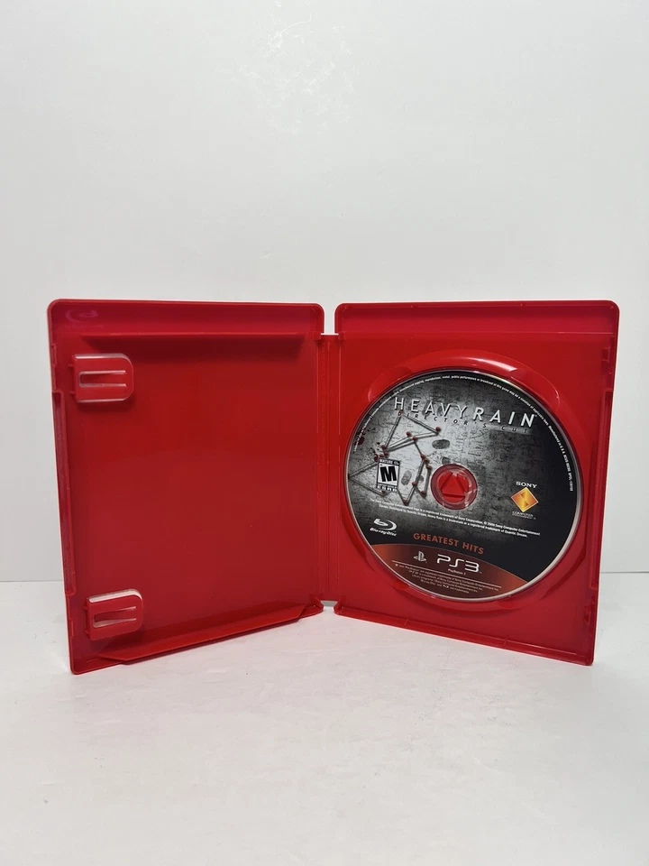 Heavy Rain - Director's Cut (Sony PlayStation 3, 2011) Great Condition - Tested - Image 4 of 4