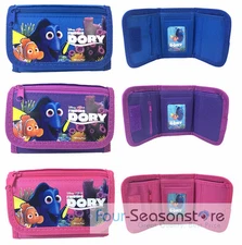 Disney Finding Dory Nemo Wallet Kids Coin Purse Tri-Fold Bag Girls Boy Wallet