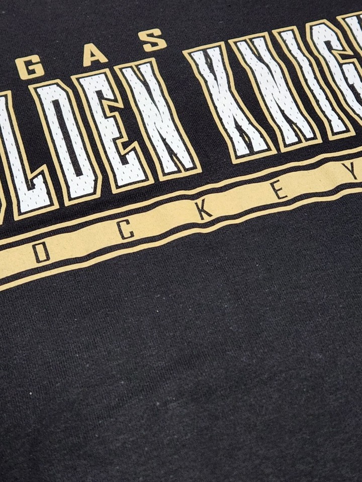 Vegas Golden Knights TShirt Youth Black Short Sleeve Statement Team