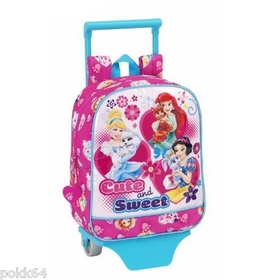 Disney Princess Rolling Backpack Palace Pets Trolley S Bag 27 cm Nursery 6339