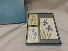 The U.S. Playing Card Co. VINTAGE Bridge Card Set ~ Iris ~ Two Decks & Score Pad