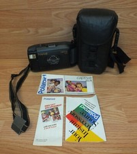 Vintage Polaroid F12 / 107mm Auto Focus Captiva SLR Camera w/ Shoulder Strap