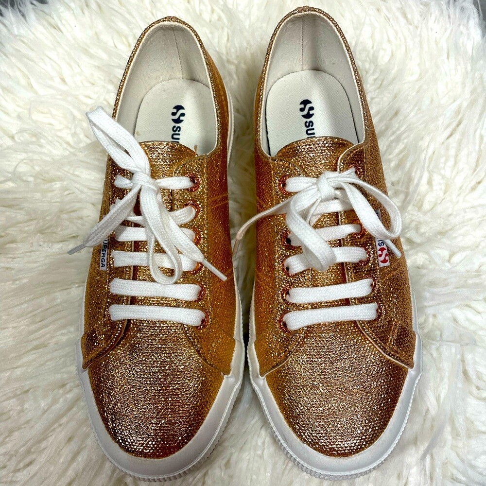 Superga Rose Gold Shoe - Size 9 - Excellent Condition | eBay