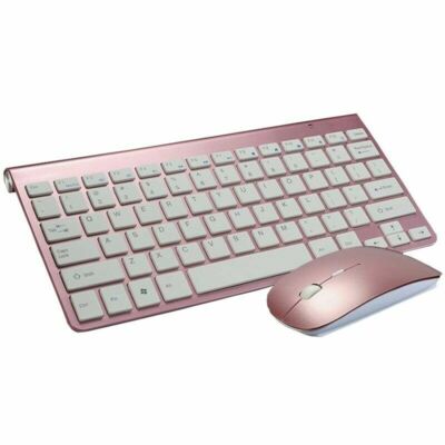 2.4G Wireless Keyboard and Mouse Mini Multimedia Set for Laptop